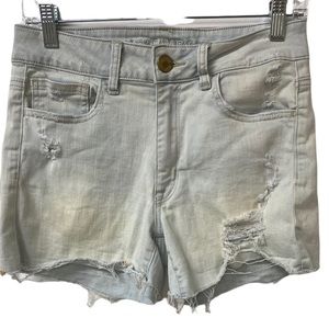 American Eagle Outfitters Women Distressed Shorts Size 6 Super Stretch BOHO